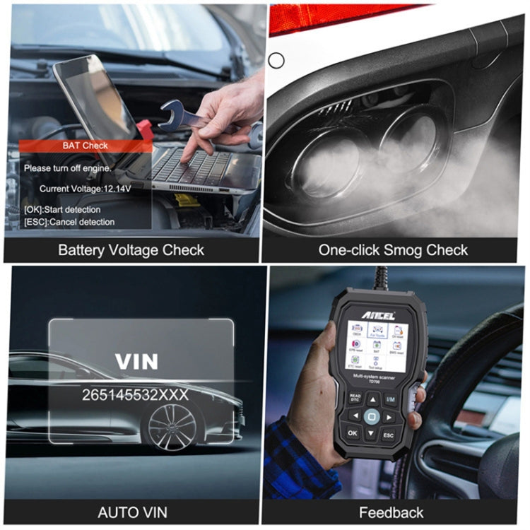 Ancel TD700 Car Scanner Full System Diagnostic Tool, TD700 Ancel TD700 Car Scanner Full System Diagnostic Tool, TD700